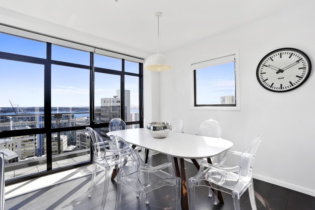 Central 12Th Floor Apt With City & Harbour Views Auckland Exterior photo